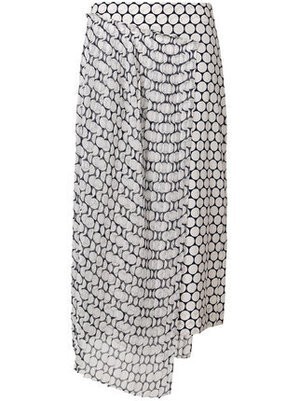 DIANE von FURSTENBERG プリント シルクスカート