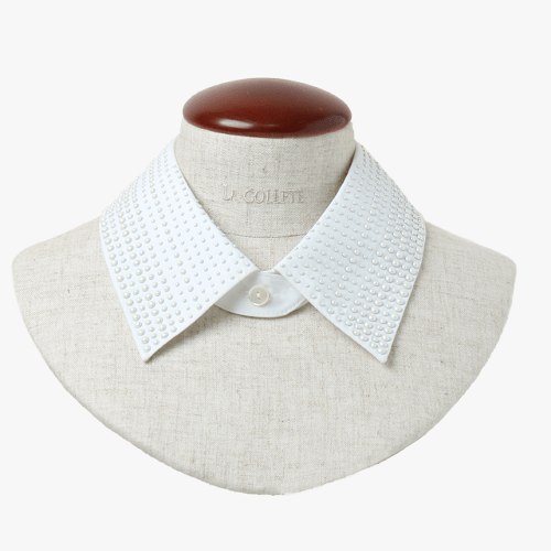 LA COLLETÉ パールHOTFIX付け襟