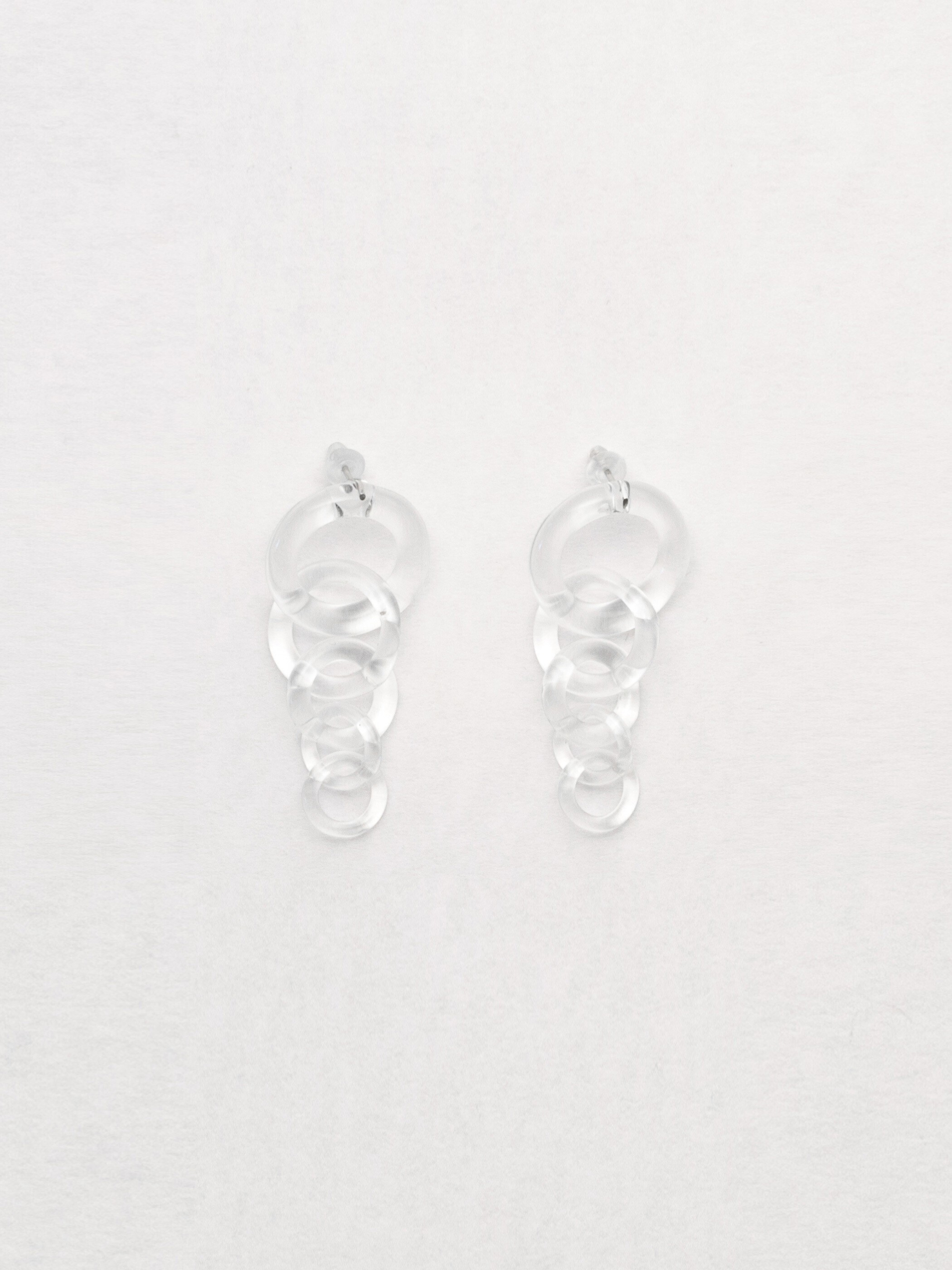 SIRISIRI CLASSIC Earrings SPRING COIL CLEAR