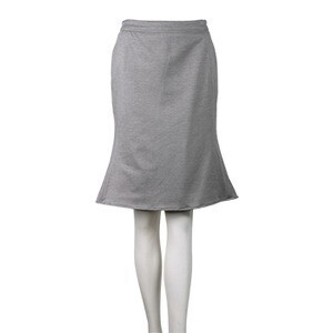 SUIT SELECT SILVER LINE コットンポリセットアップフレアスカート/グレー