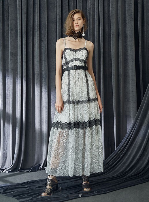 DISAYA BUTTERFLY REBELACE MAXI LACE DRESS