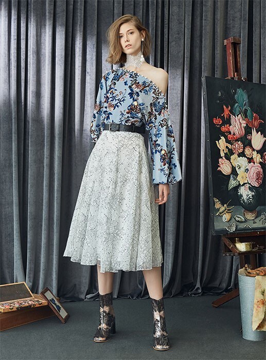 DISAYA BUTTERFLY REBELACE LACE SKIRT