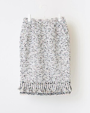 COOHEM MULTI DOT TWEED SKIRT