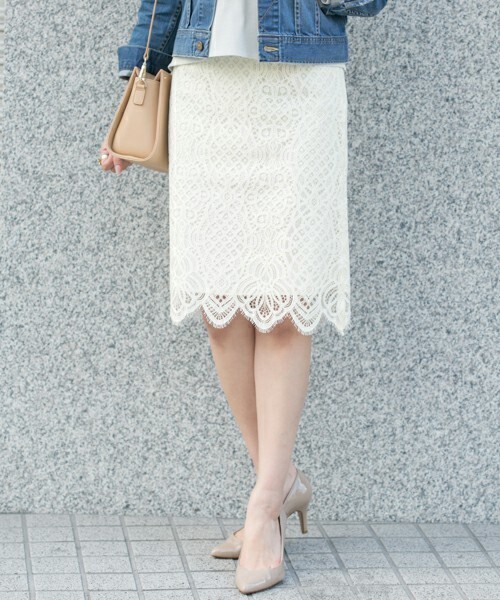 URBAN RESEARCH ROSSO レーススカート