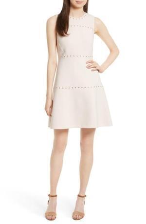 kate spade new york バハ バウンド スタッズ クレープ ドレス