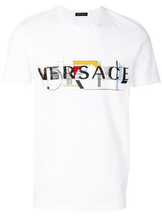 Versace László ロゴプリントTシャツ