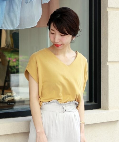 le.coeur blanc タックドレーププルオーバー