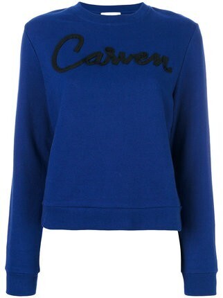 CARVEN ロゴアップリケ スウェットシャツ