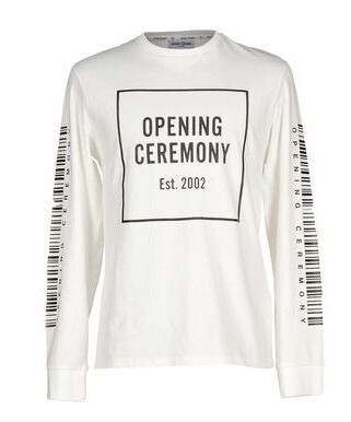 OPENING CEREMONY オープニングセレモニー ロゴ バーコード ロング Tシャツ