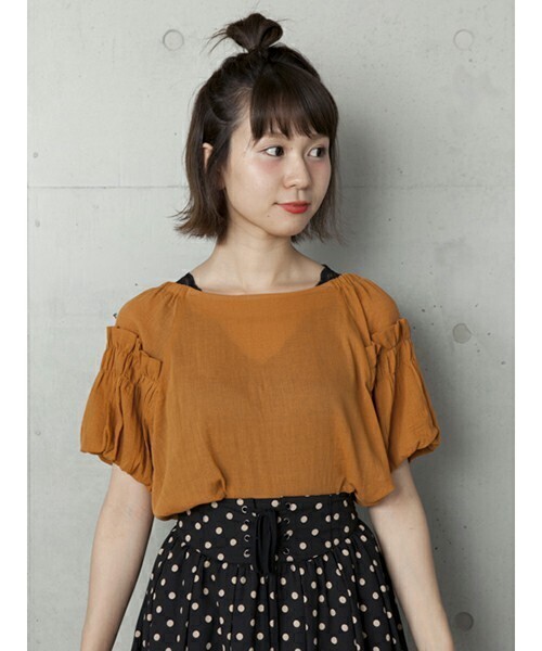 w closet バルーンスリーブプルオーバー