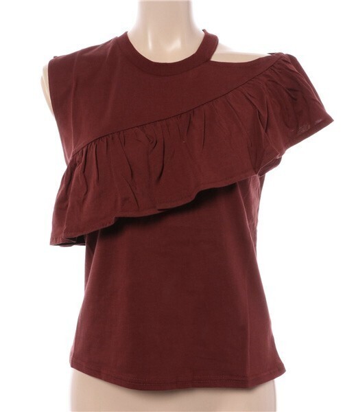 SLY アシンメトリー FRILL CUT TOPS