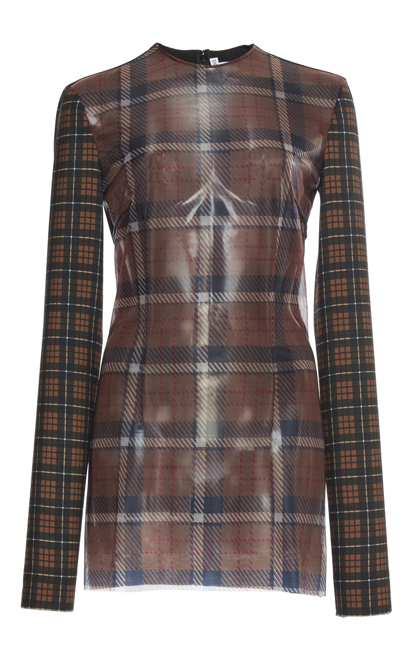 LOEWE Check Skinny Top