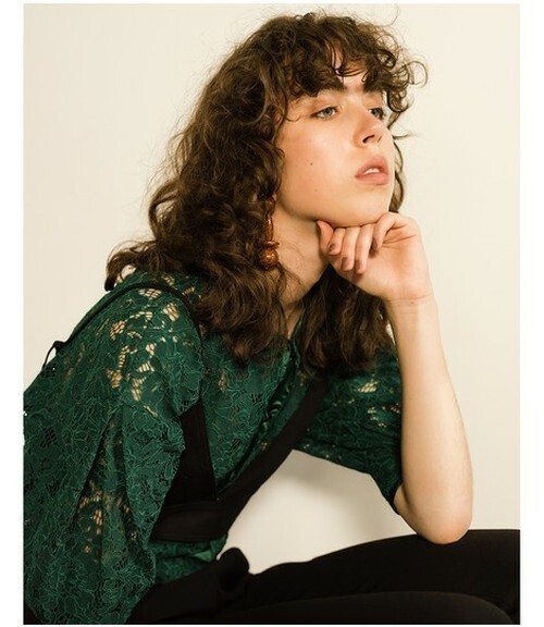 SLY VOLUME SLEEVE LACE ノーカラー JK