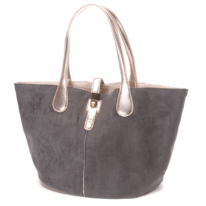 COOCO 【27203062】cooco /スエード×ボアトートバッグ