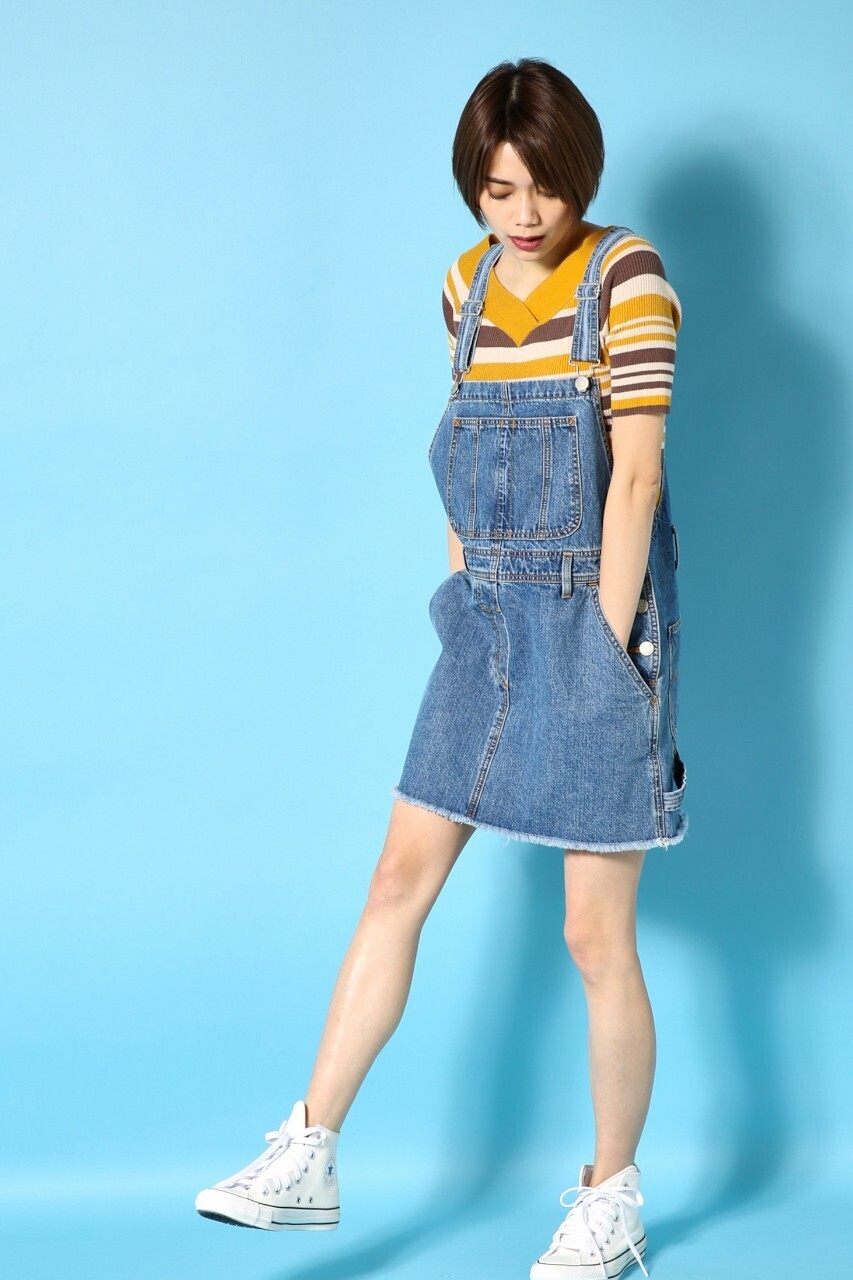 AZUL by moussy Denimサロペット