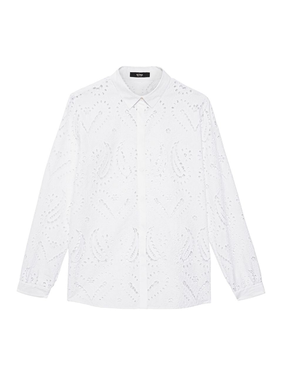 ETRO Broderie anglaise cotton shirt