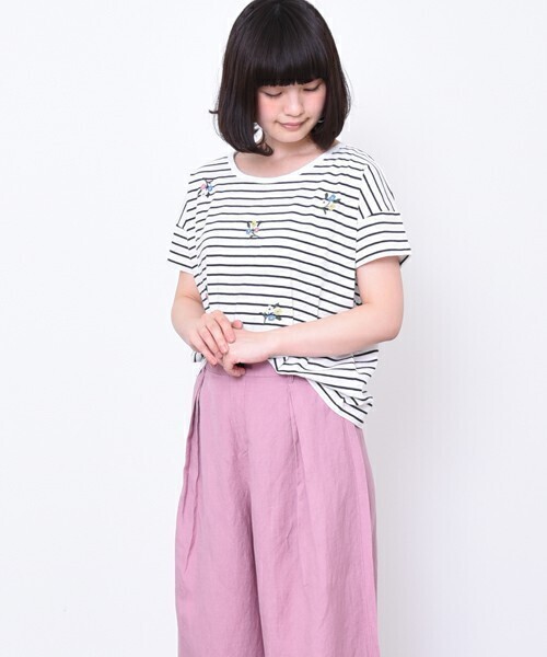 POU DOU DOU ランダム刺繍Tシャツ
