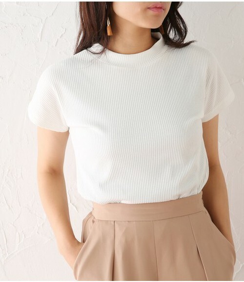 Avan Lily ハイネックフレンチスリーブTOPS