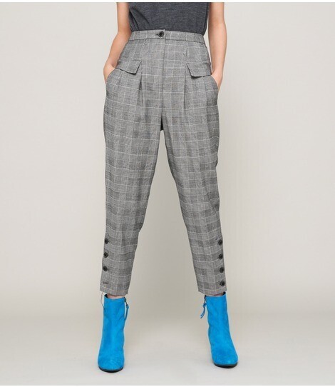 PEGGY LANA Mambo Slim Check Pants