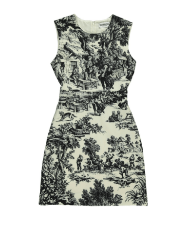 Essentiel Antwerp SLEEVELESS ROMANTIC PRINT DRESS