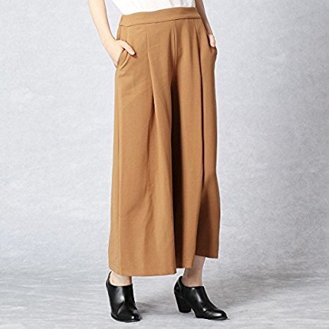 BUONA GIORNATA フロントタック入りワイドパンツ