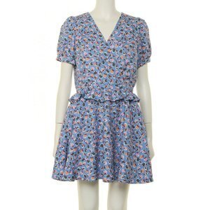 Lily Brown ドット花柄カシュクールワンピース：PARCO-CITY