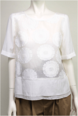 trois 【T171-81032】trois/コットンシャツ