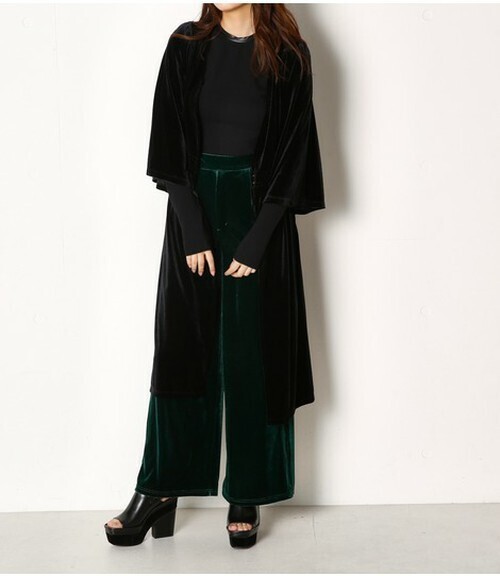 SLY PAISLEY FLOWER ベロア GOWN