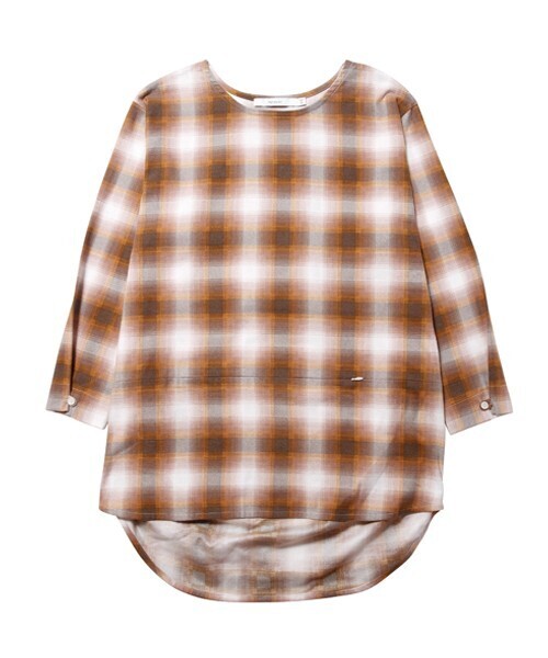rehacer Tuck Over Check Shirt