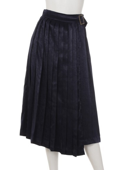 LADYMADE シャイニープリーツカバーガウチョ