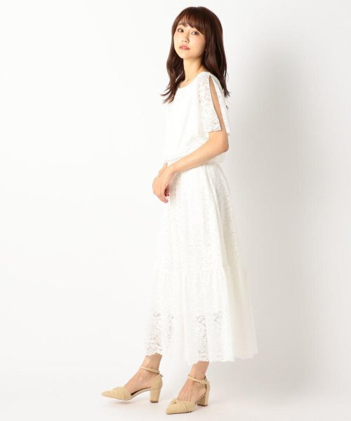 MEW'S REFINED CLOTHES 総レースマキシワンピース
