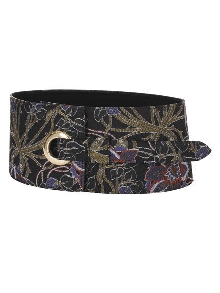 UN3D. IVY FLOWER SASH BELT