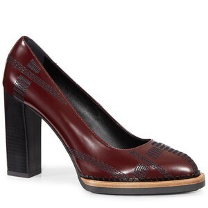 TOD'S Pumps Pelle Donne Bordeaux