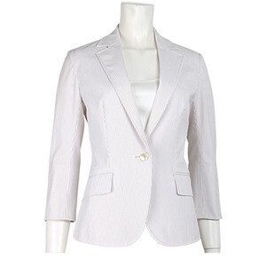 SUIT SELECT SILVER LINE [【SL/SJ】ポリコットン1釦シングル7分袖ジャケット