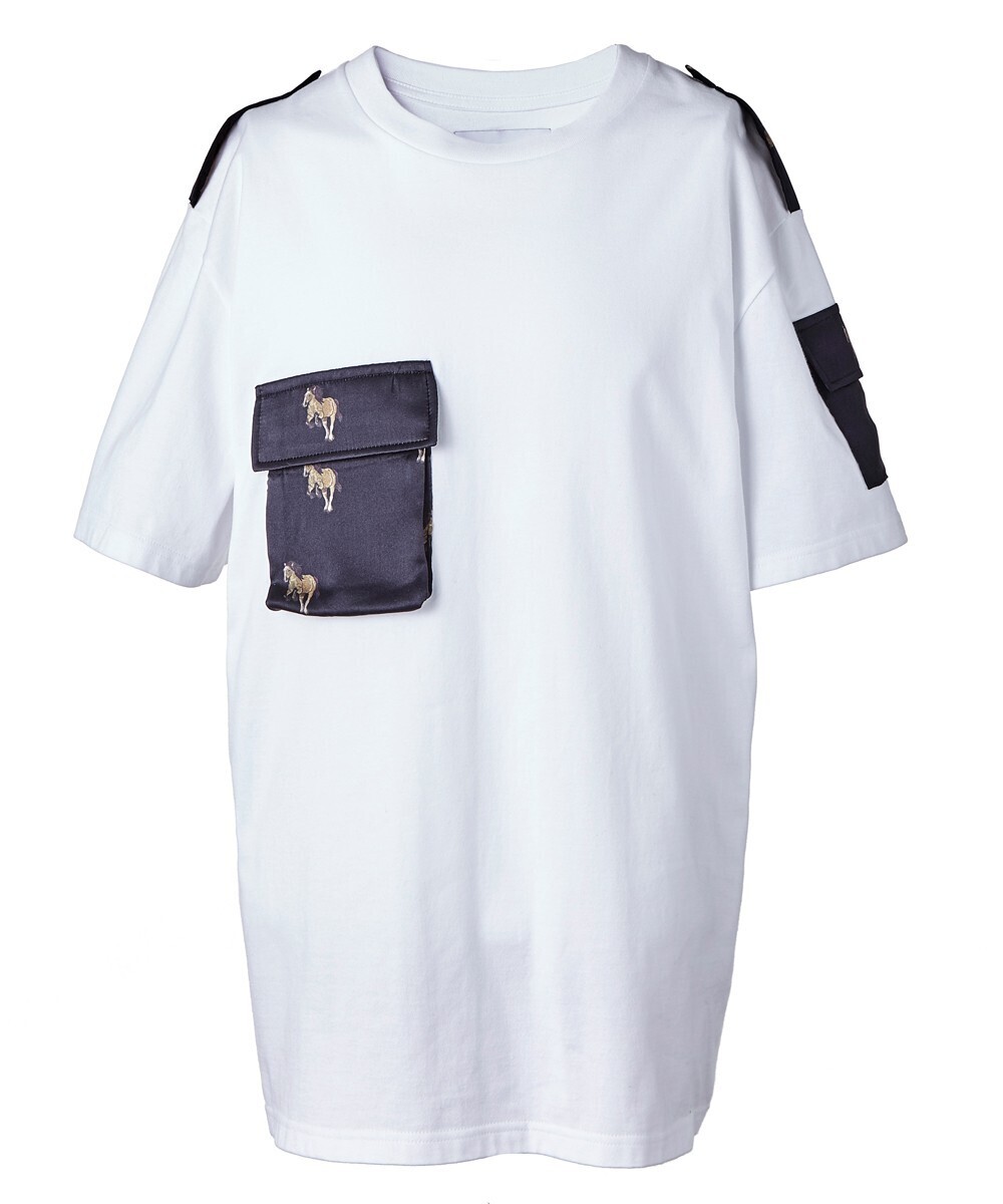 yoshiokubo GROUNDFLOOR ROUND NECK T”HORSE”