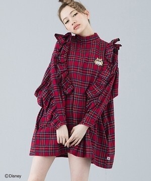 Little sunny bite little sunny bite × muppets miss piggy checker dress