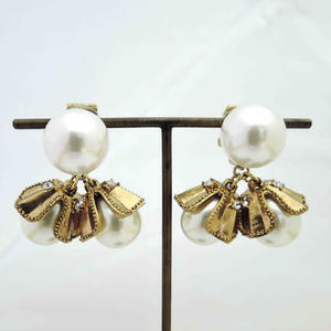ADER SNOW DROP double flower  earring