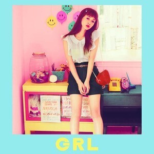 GRL シャドーチェックフリルブラウス