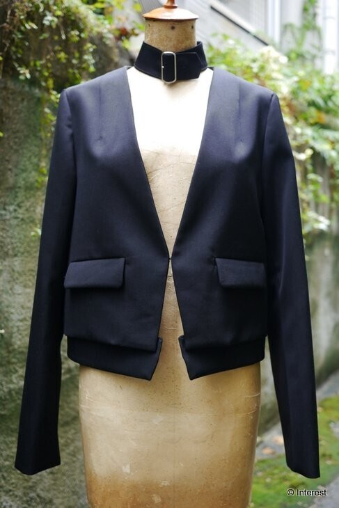 LOKITHO 含浸加工されたウール生地のジャケット