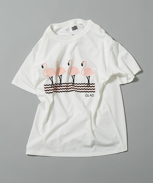 nano・universe meiple/別注FLAMINGO Tシャツ S/S