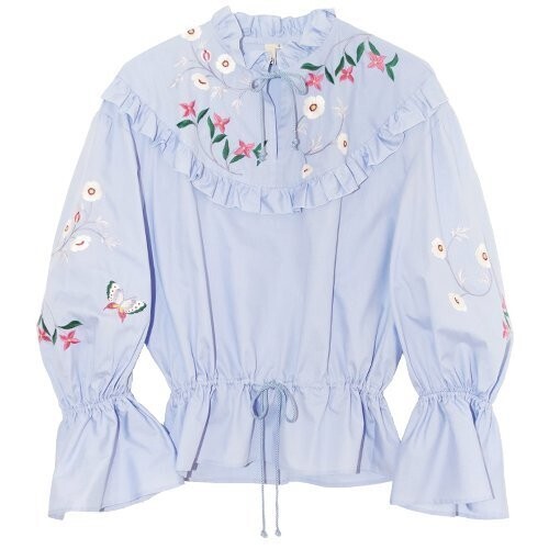 KiwandaKiwanda SAKURA “HINAGESHI” EMBROIDERY AQUA