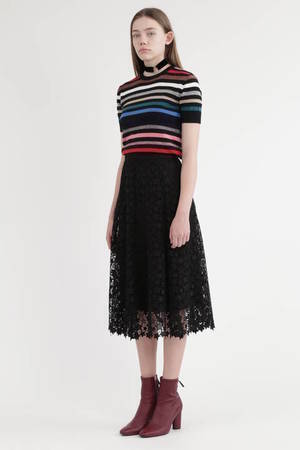 JILLSTUART キラボーダーニットトップス