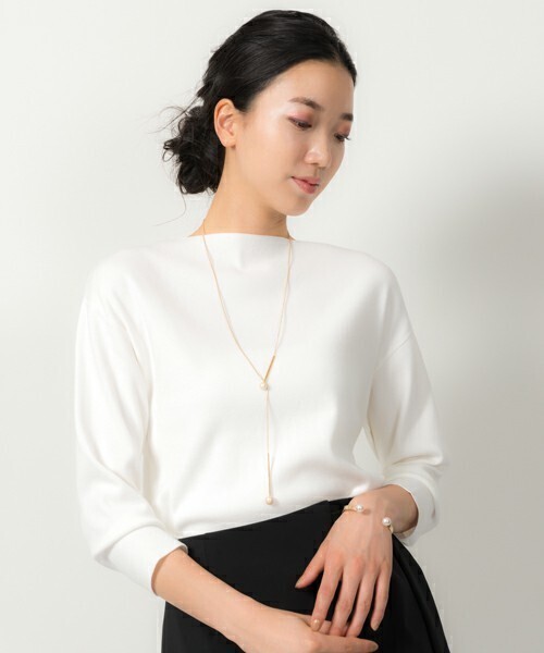 TONAL ボートネックニット