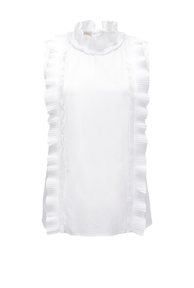 PINKO Stretch poplin top