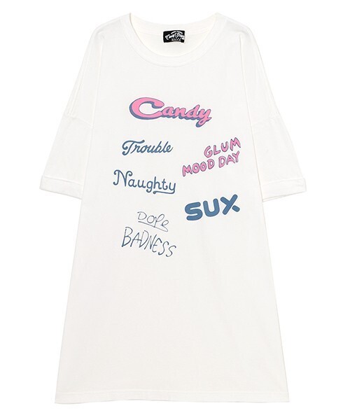 Candy Stripper SCRIBBLE MIX BIG BIG TEE