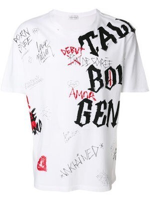 FAITH CONNEXION プリント Tシャツ