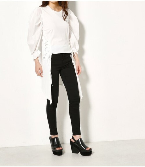 SLY BIG PUFF SHOULDER LONG TOPS