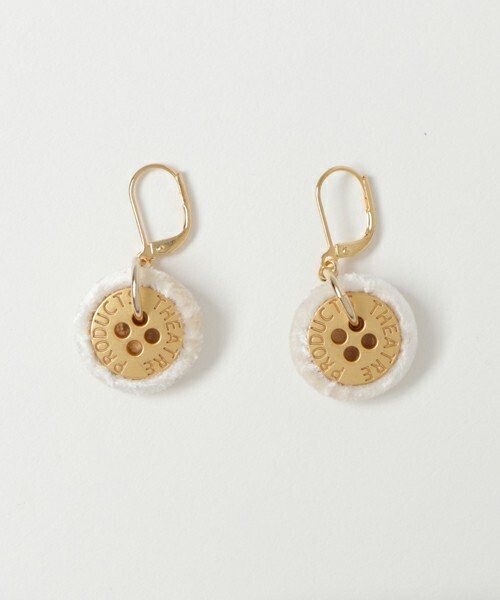 THEATRE PRODUCTS メタルシャツボタン ピアス