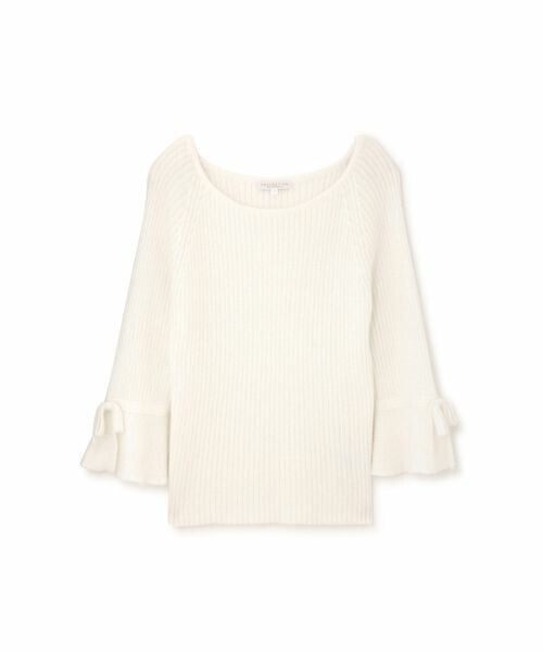 PROPORTION BODY DRESSING リボンフレアースリーブアンゴラブニット