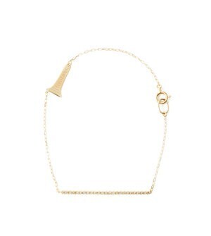 HIROTAKA Gossamer Diamond Lomg Bar Bracelet